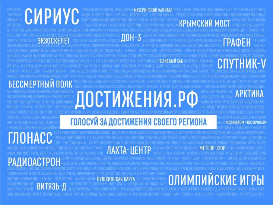 Приглашаем принять участие в проекте «Достижения.рф»