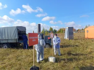 Государственная ветеринарная служба Нижегородской области приняла участие в межрегиональных тактико-специальных учениях в Ивановской области