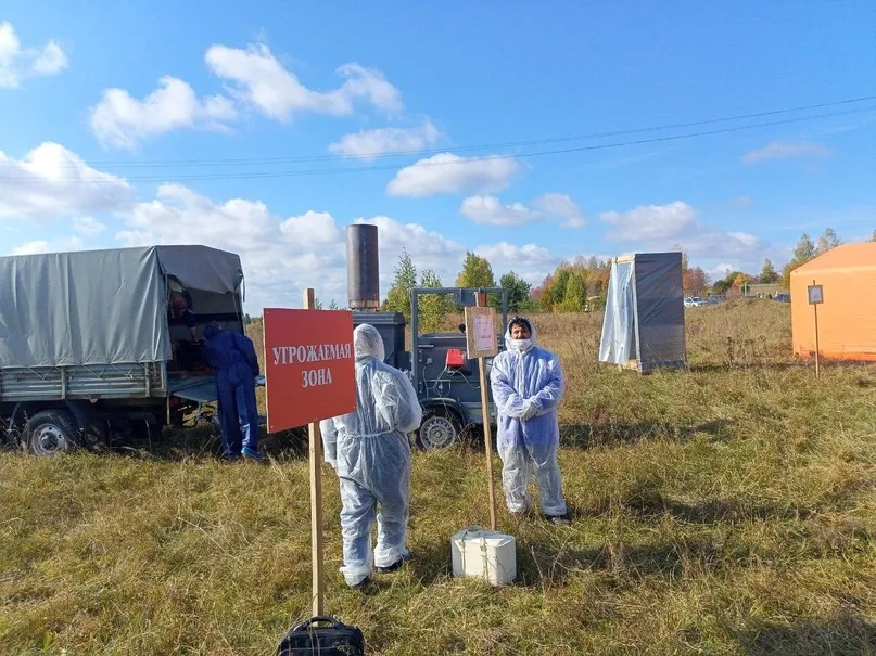 Государственная ветеринарная служба Нижегородской области приняла участие в межрегиональных тактико-специальных учениях в Ивановской области